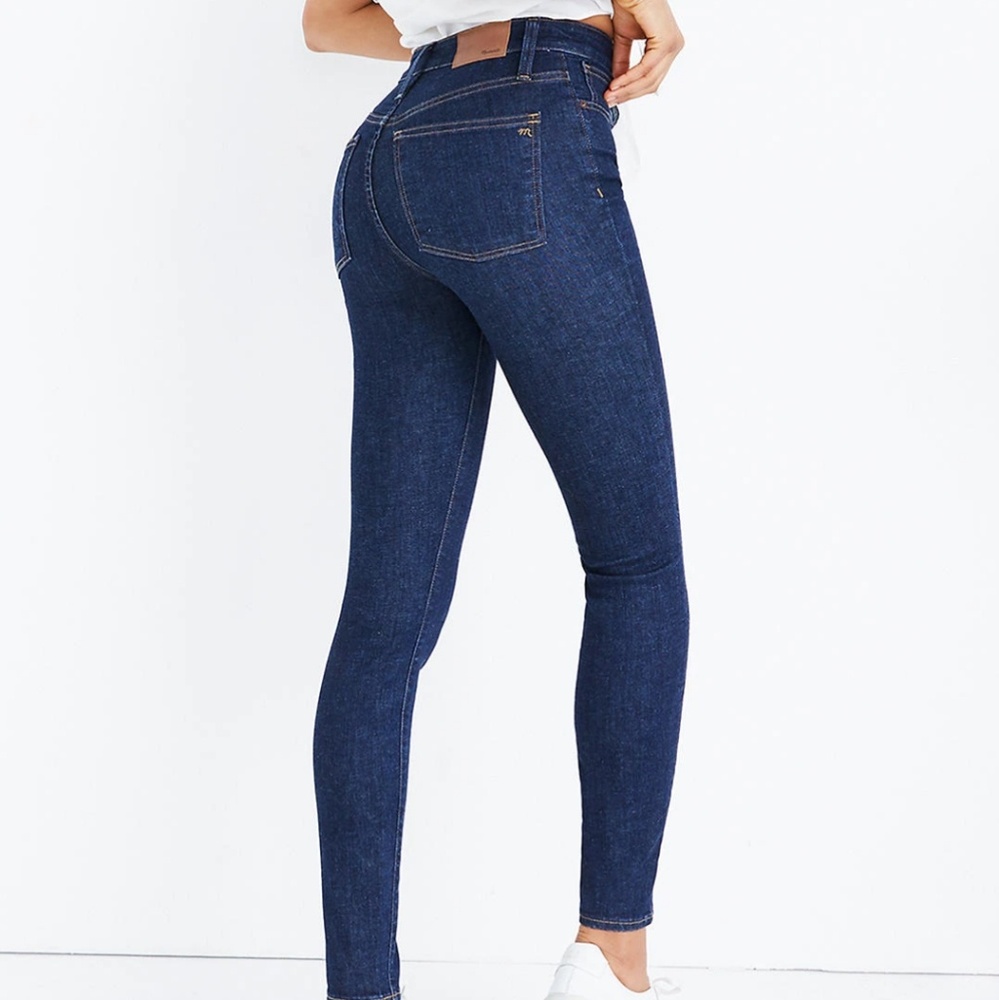 Madewell curvy high rise skinny jeans
